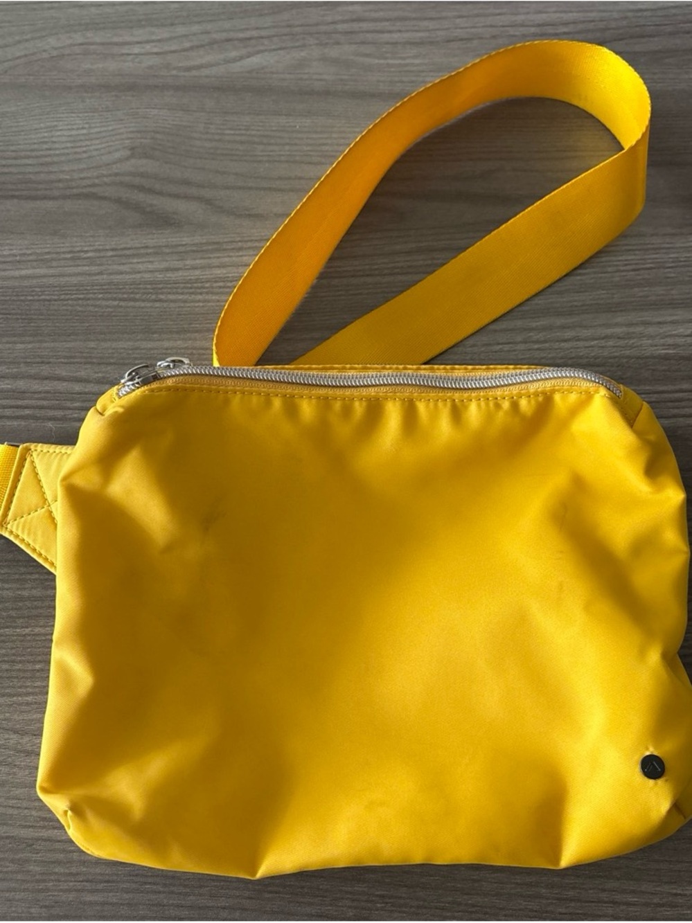 Bright Yellow Crossbody Bag with Adjustable Strap